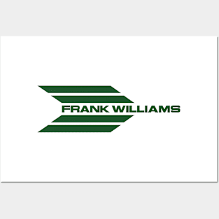 Frank Williams Racing 1969-70 team logo - British Racing Green print Posters and Art